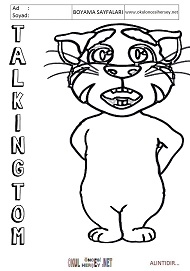 talking-tom boyama sayfaları